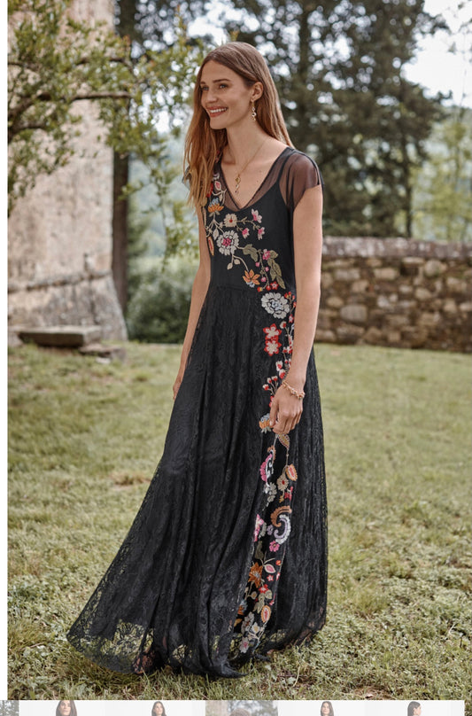 Martina Embroidered Dress by Johnny Was