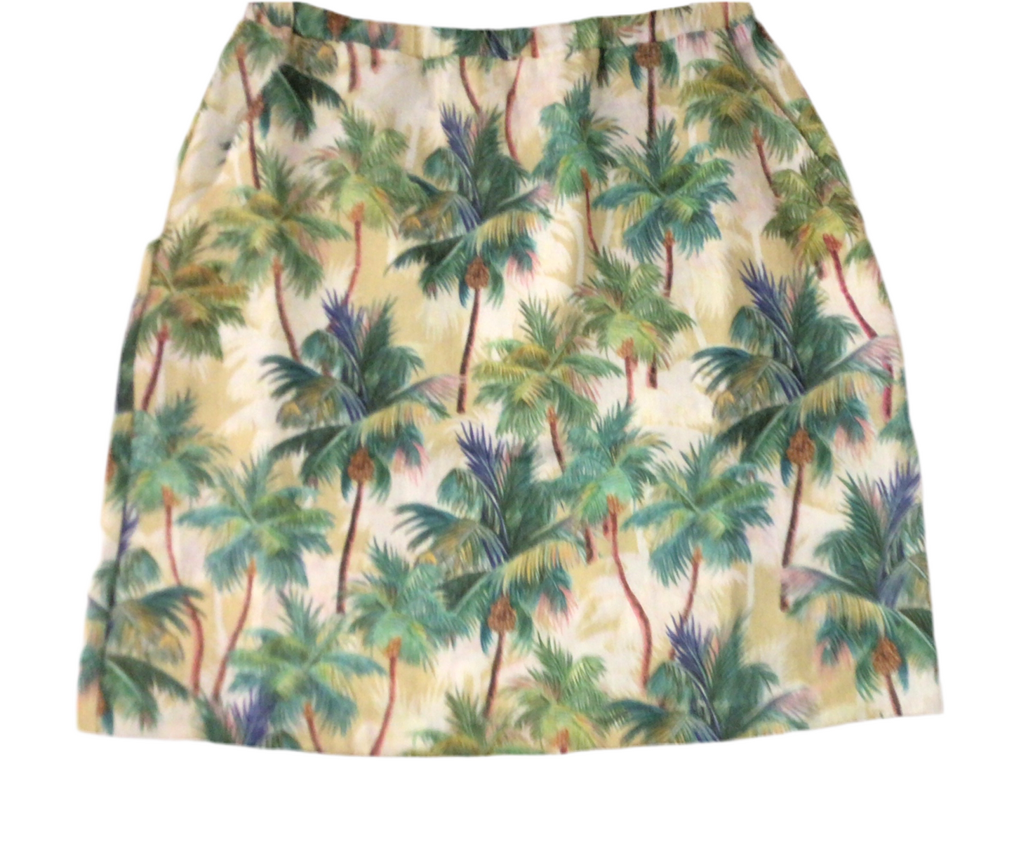 Green Palms Skirt by ILinen