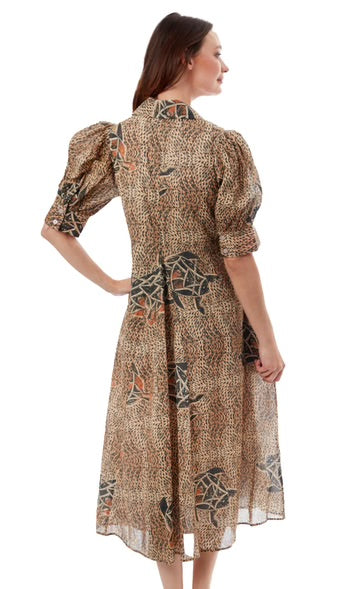 Montauk Dress Turtles Print by Dizzy Lizzie