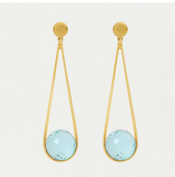 Mini Impanema Earrings in Sky Blue by Dean Davidson