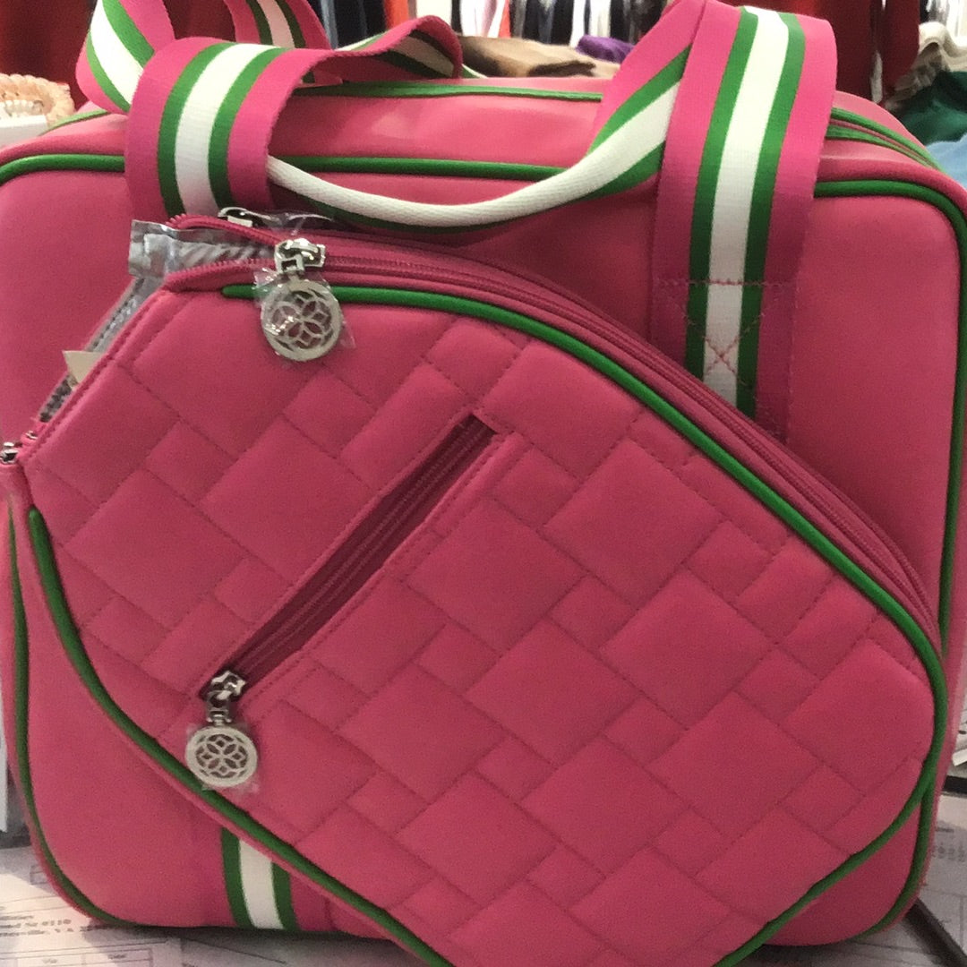 The Emily Pickle Ball Bag in Pink by Ameliora