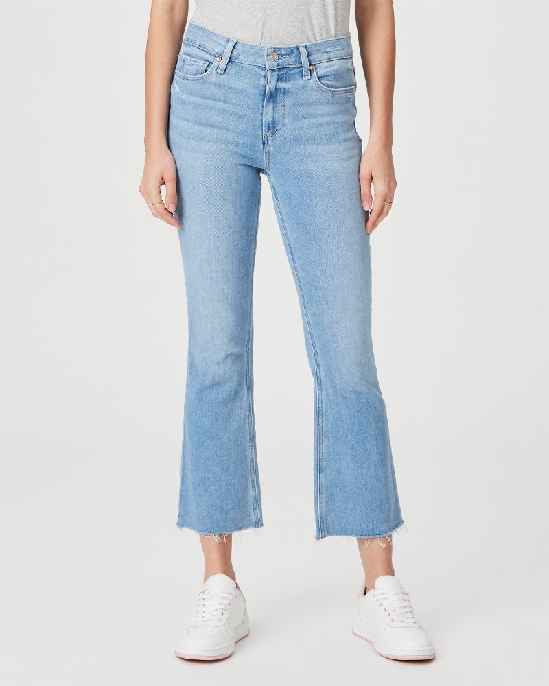 Colette Crop Flare Jean in Helena by Paige Premium Jean