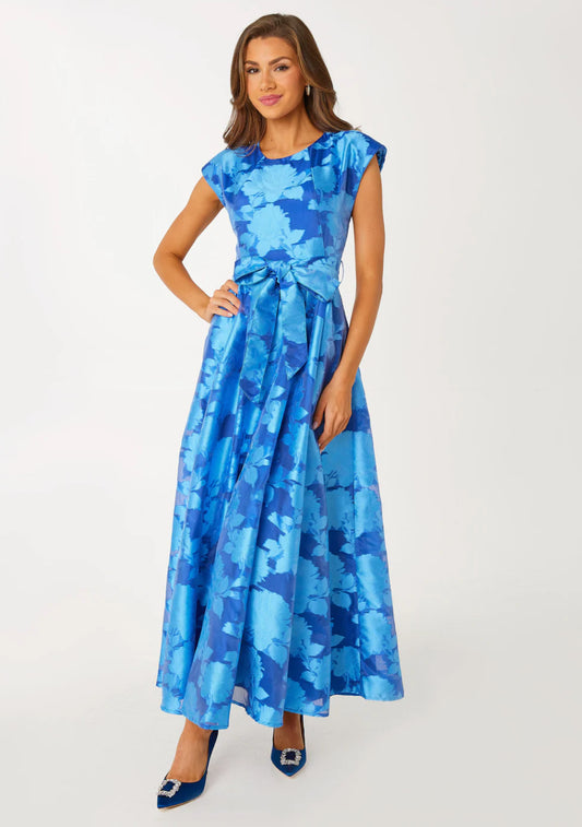Olivia Gown in Blue Tea Rose Organza by Abby Glass