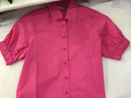 Short Sleeve Clover Top in Rose by Maude Vivante