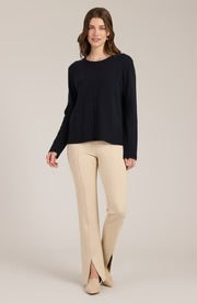 Navy Cashmere Sweater by Tyler Boe