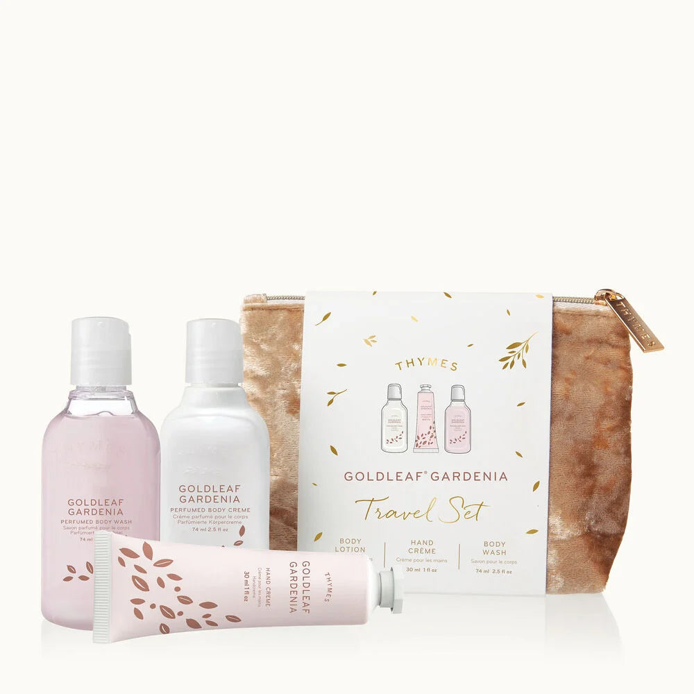 Goldleaf Gardenia Travel Set by Thymes