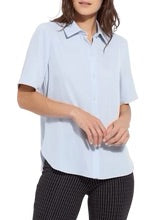 Parker Short Sleeve Shirt in Ciel by Lysse