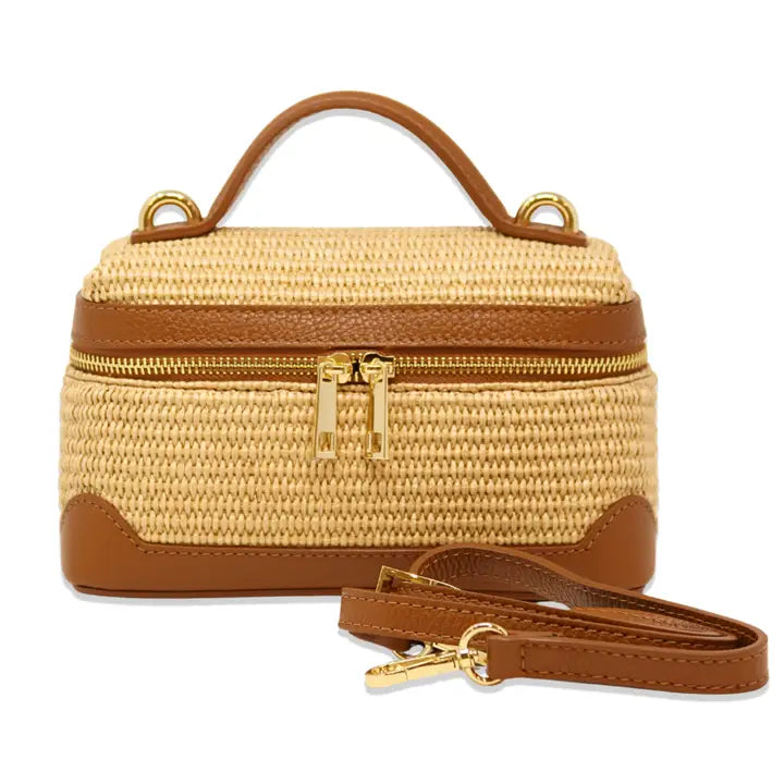 Woven Top Handle Bag