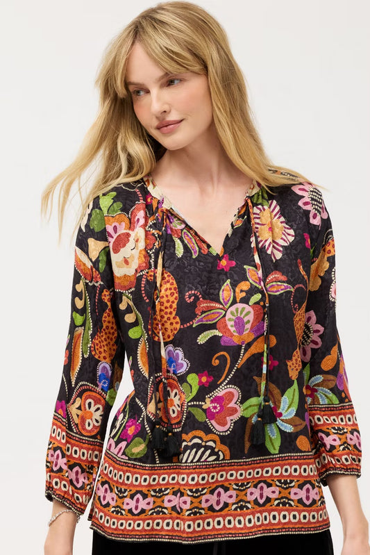 Margot Blouse in Maxima by Johnny Was