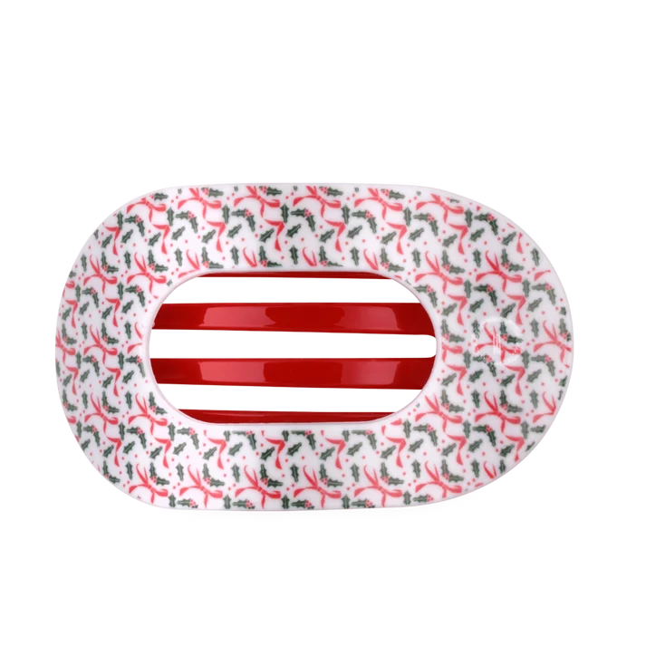 Festive Feels Large Flat Round Hair Clip by Teleties