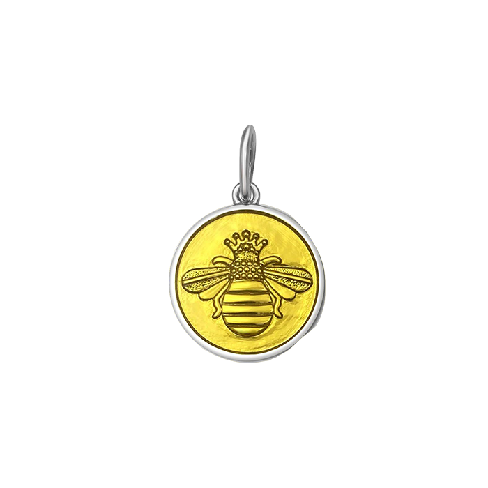 Small 19mm Gold Center Queen Bee