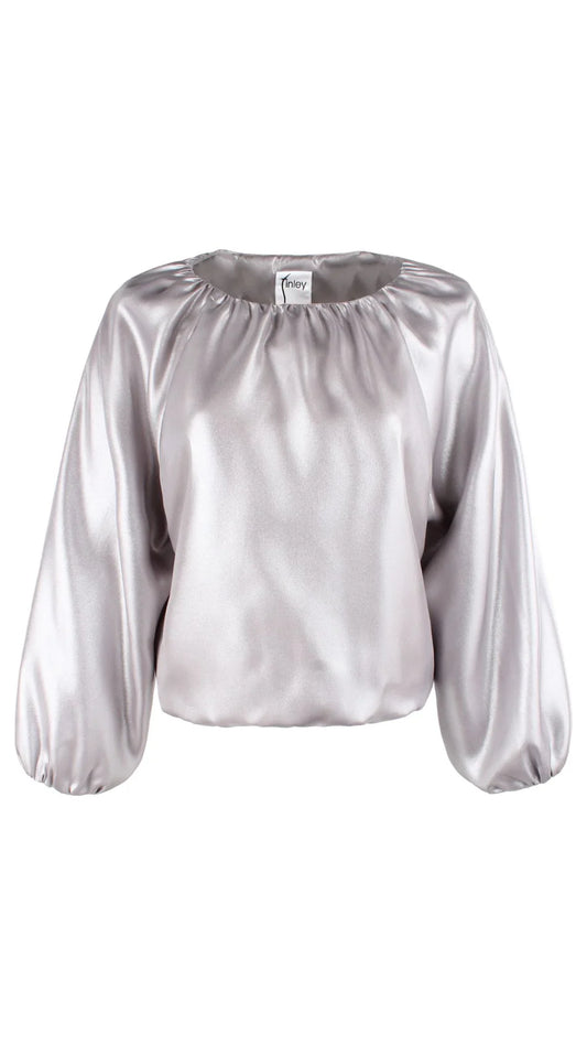 Cameron Top Liquid Gold in Silver by Finley