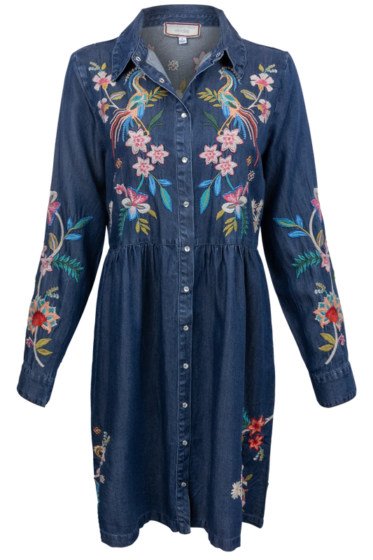 Denim Shirt Dress Malaya  by Johnny Was