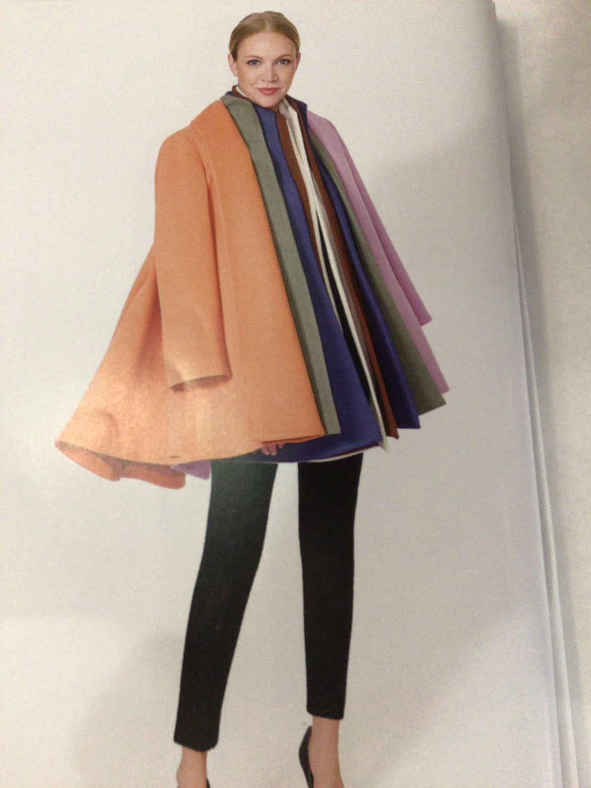 Brushed Swing Coat in Hazelnut by Estelle and Finn