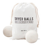 Wool Dryer Balls - Set of 6