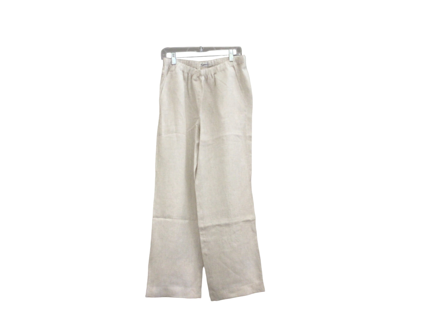 Linen Pants in Stripes Natural by ILinen