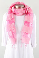 Hand Woven Scarf in Cotton Candy by Blue Pacific