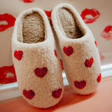 Red Heart Slippers by Katydid