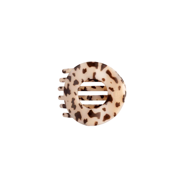 Blonde Tortoise Small Flat Circle Hair Clip
by Teleties