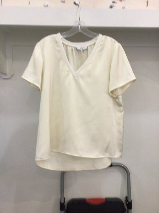 V-Neck Tee in Vanilla by J. Society