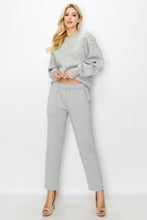 Felice French Scuba Pant in Heather Grey by Joh