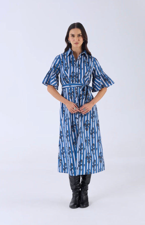 Brooke Dress in Haven Blue