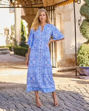 Ruby Dress in Palace Tapestry Peri by Jude Connally