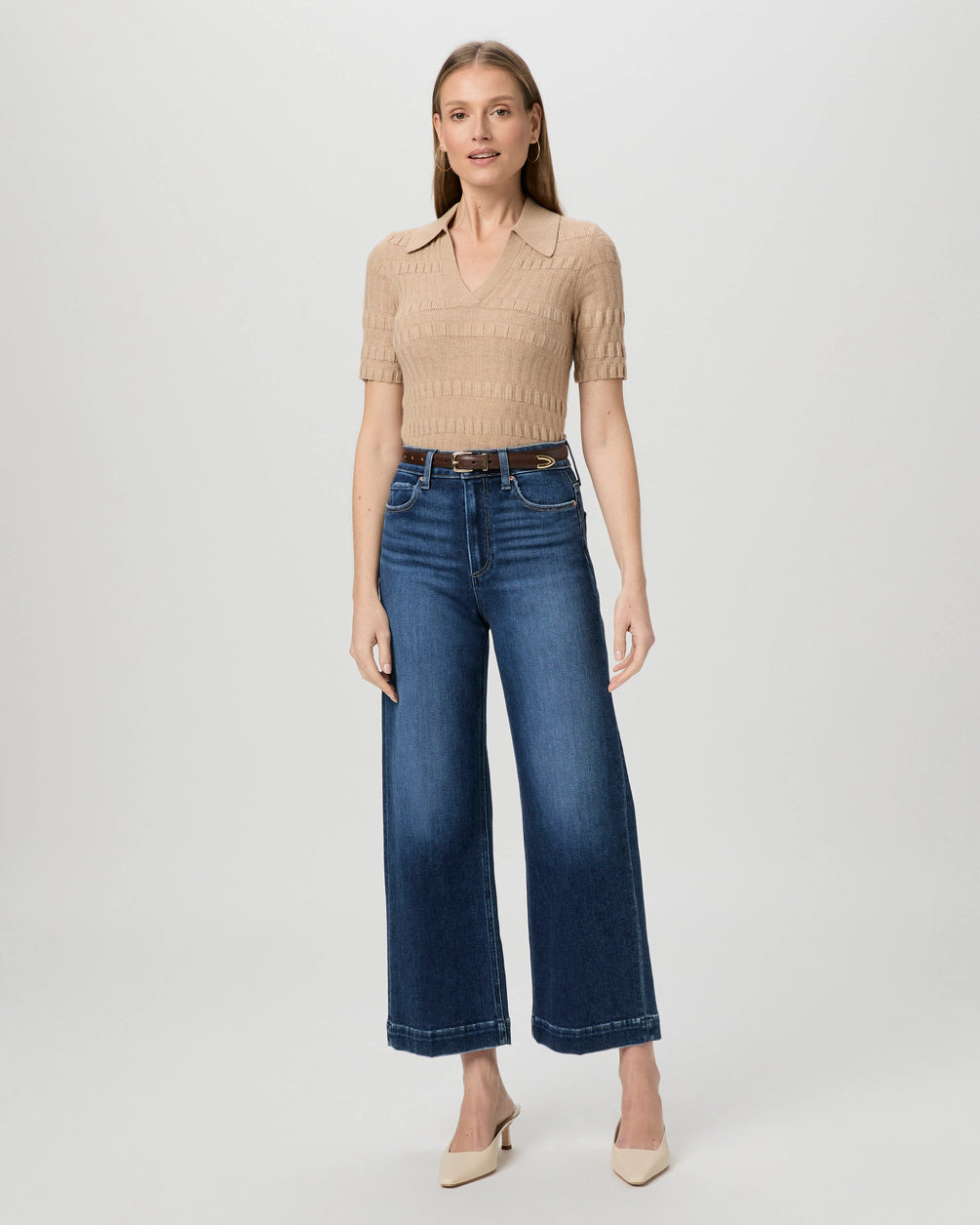 Anessa Ankle Wide Leg in Foreign Film by Paige