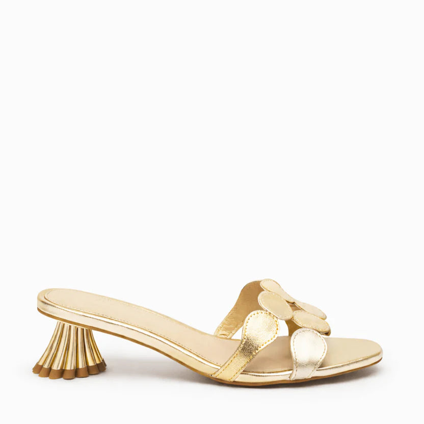 Bunny Heels in Soft Gold by Cecelia