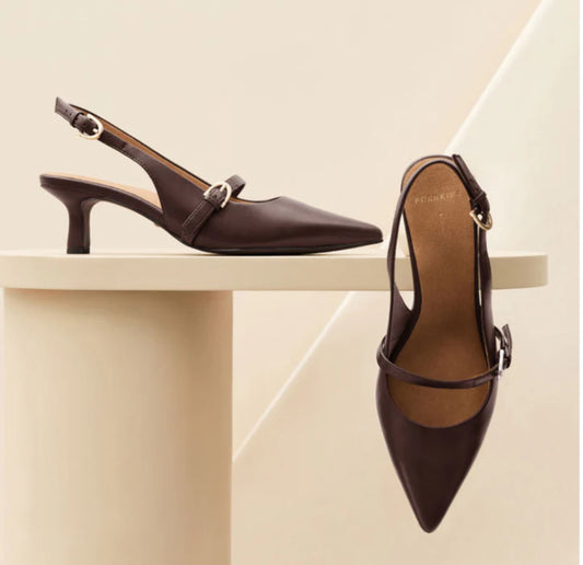 Coco Slingback in Chestnut by Frankie4