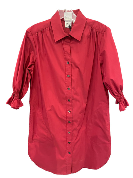 Miller Dress Weathercloth in Wine  by Finley