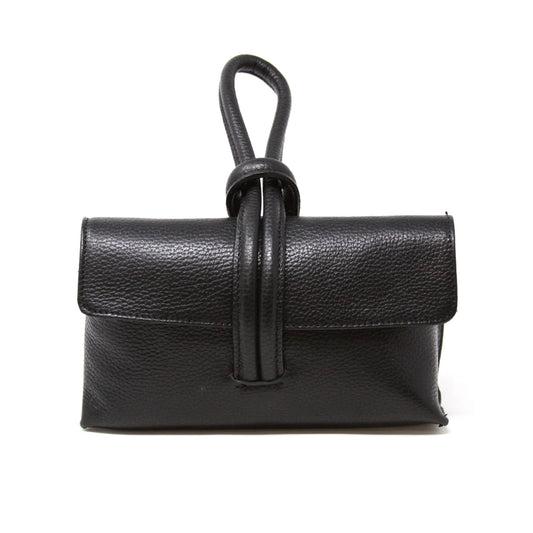 Wristlet Clutch in Black by German Fuentes