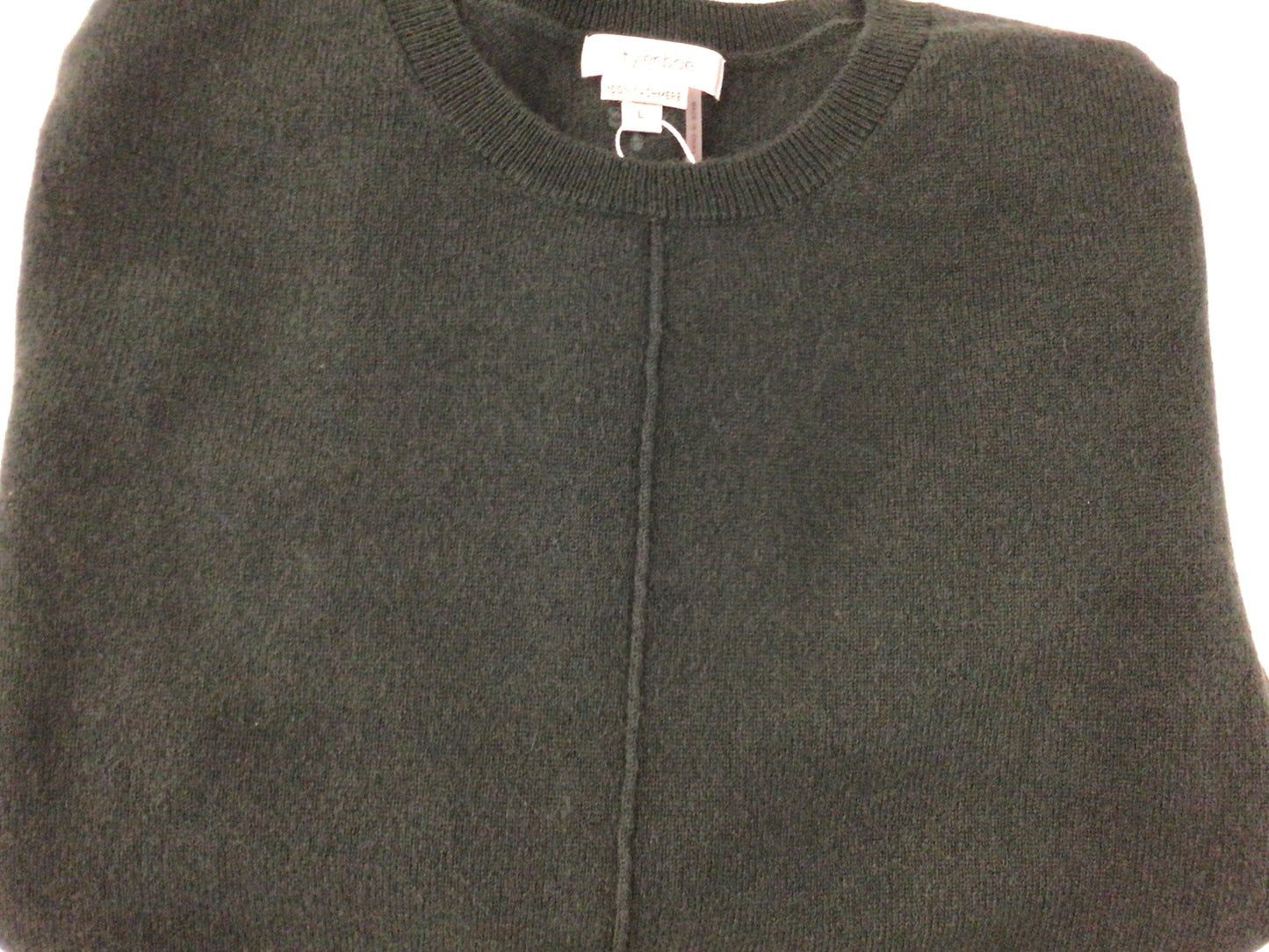 Asha Cashmere Center Stitch Sweater in Ponderosa Pine by Tyler Boe