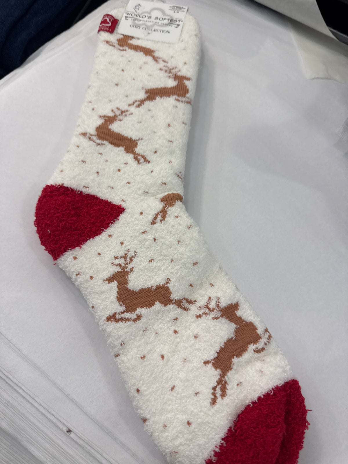 Christmas Socks Reindeer