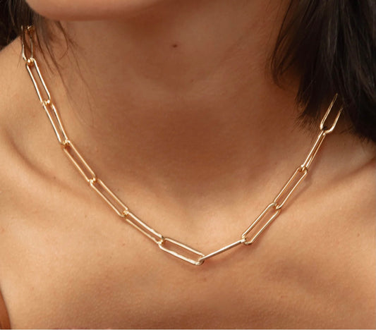 Paper Clip Necklace by Mignonne Gavigan