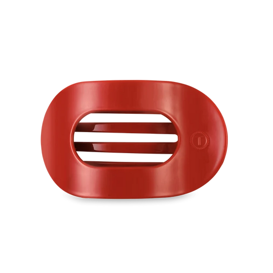 Red Carpet Ready Medium Flat Round Hair Clip by Teleties
