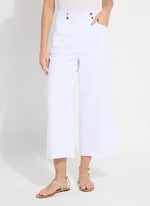 DION SAILOR CROP PALAZZO DENIM 3530 by Lyssé