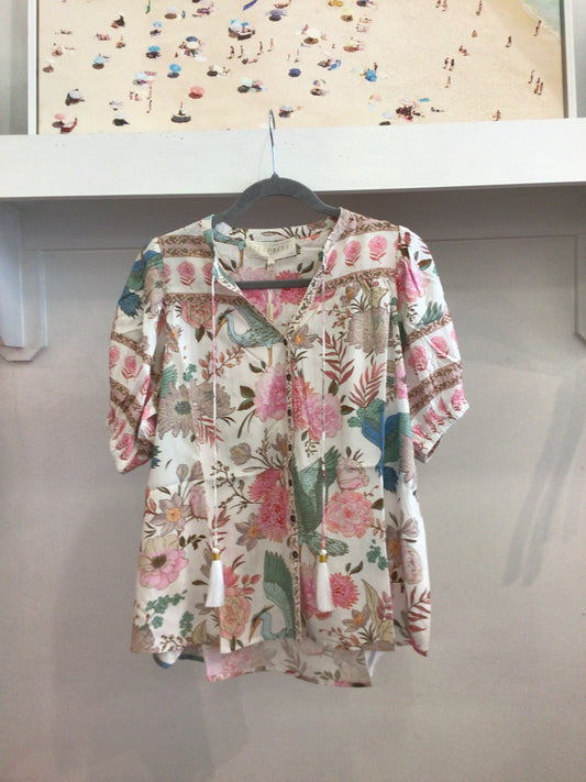 Grace Top in Heron Ivy by Strawberry Paris