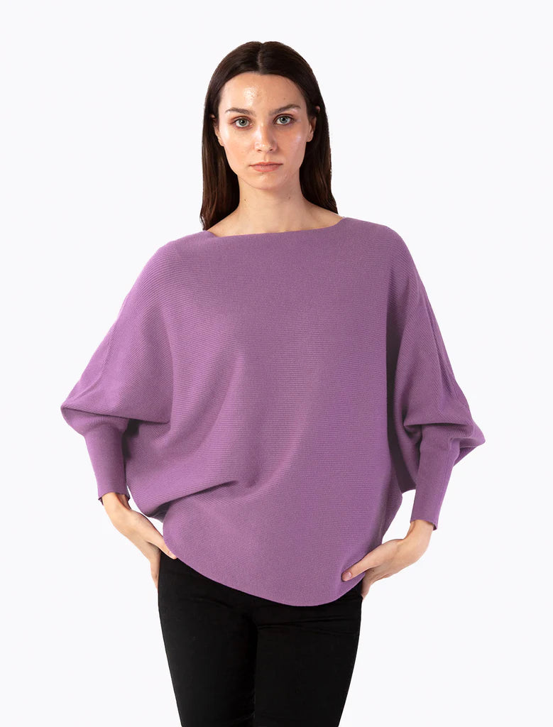 RYU Batwing Sweater in Lavender by Kerisma