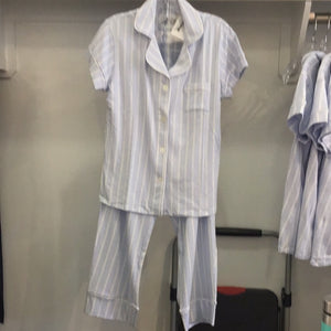Heritage Stripe Pima Knit Capri Set Pajamas by Cat’s Pajamas