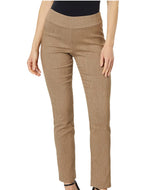 Pull On Ankle Pant in Taupe Ash by Krazy Larry P-507