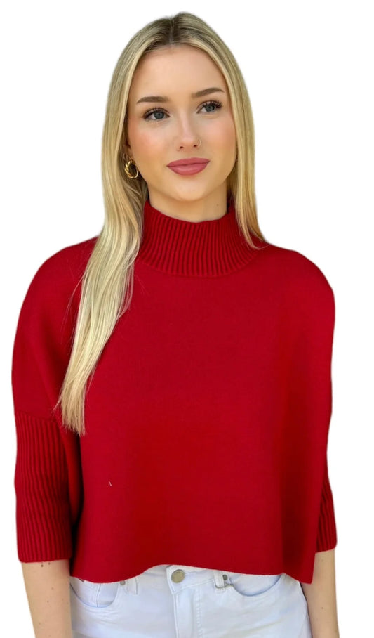 Aja Ortho Solid Top in Scarlet by Kerisma