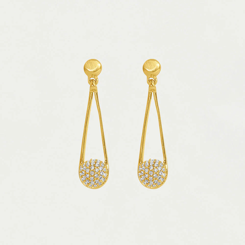 Signature Pave Mini Ipanema Earrings by Dean Davidson