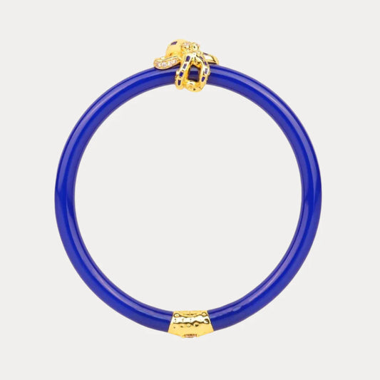Fauna Octopus All Weather Bangle in Lapis-Medium