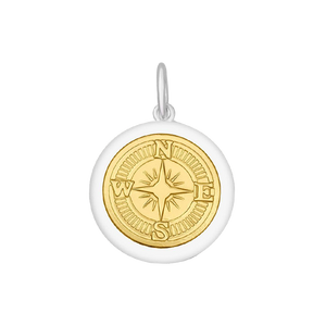 Medium Charm 27 mm Compass Gold Center by LOLA & Company