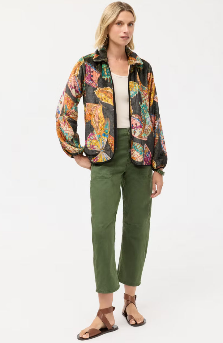 Esther Scarf Sherpa Jacket in Ofelia by Johnny Was