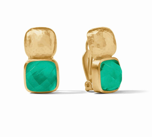 Catalina Clip Earrings by Julie Vos