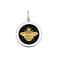 Medium 27mm Gold Queen Bee in Black by Lola & Co