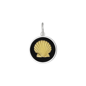 Small 19mm Pendant Gold She’ll in Black by Lola & Co
