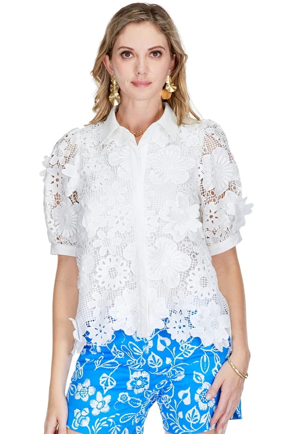 White Lace Blouse by Jade